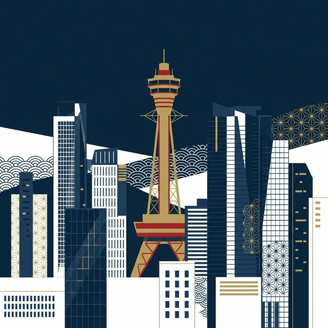 大阪の街並みとSEO