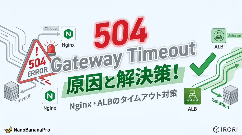 504 Gateway Timeoutの原因と解決策！Nginx・ALBのタイムアウト対策